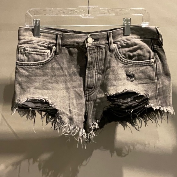 We The Free Pants - We the Free distressed denim shorts